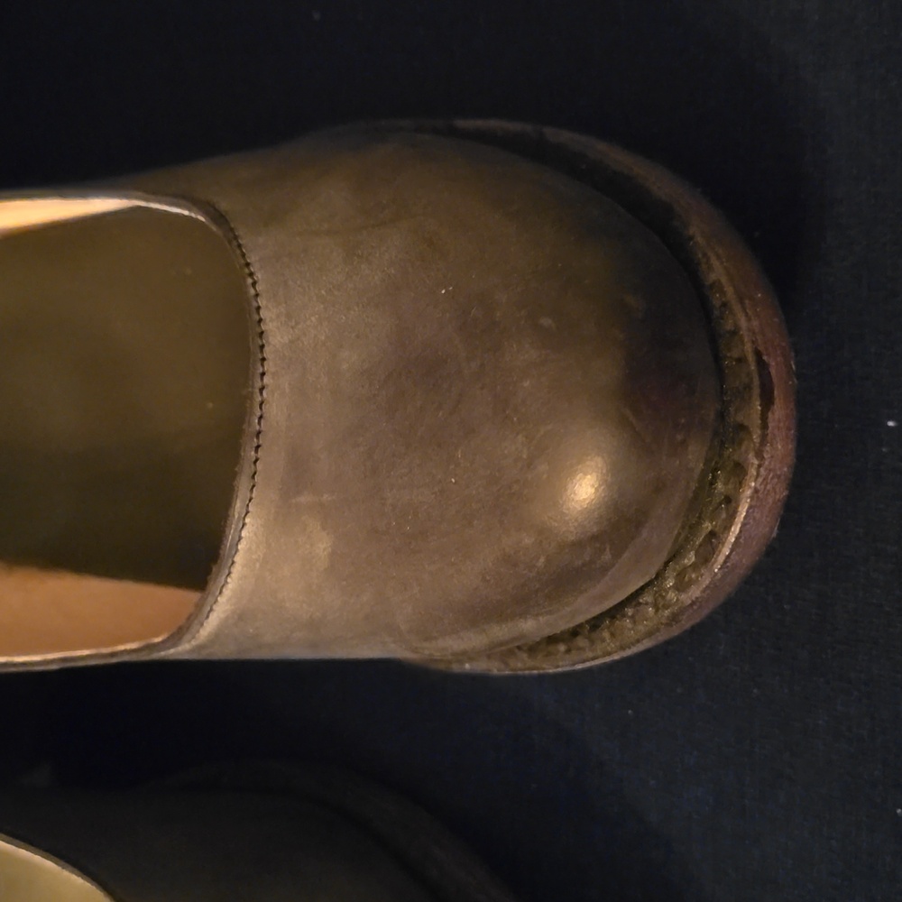 FREEBIRD Randi Weathered Dark Gray Black Heeled Leather Shoes - Size 10 New FIRM - Picture 6 of 16